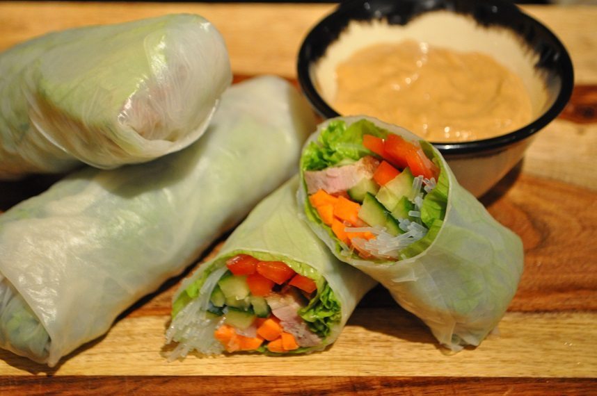 Smoked Asian Marinated Duck Salad Rolls Recipe Bradley Smokers