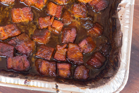 Smoked Pork Belly Burnt Ends Recipe