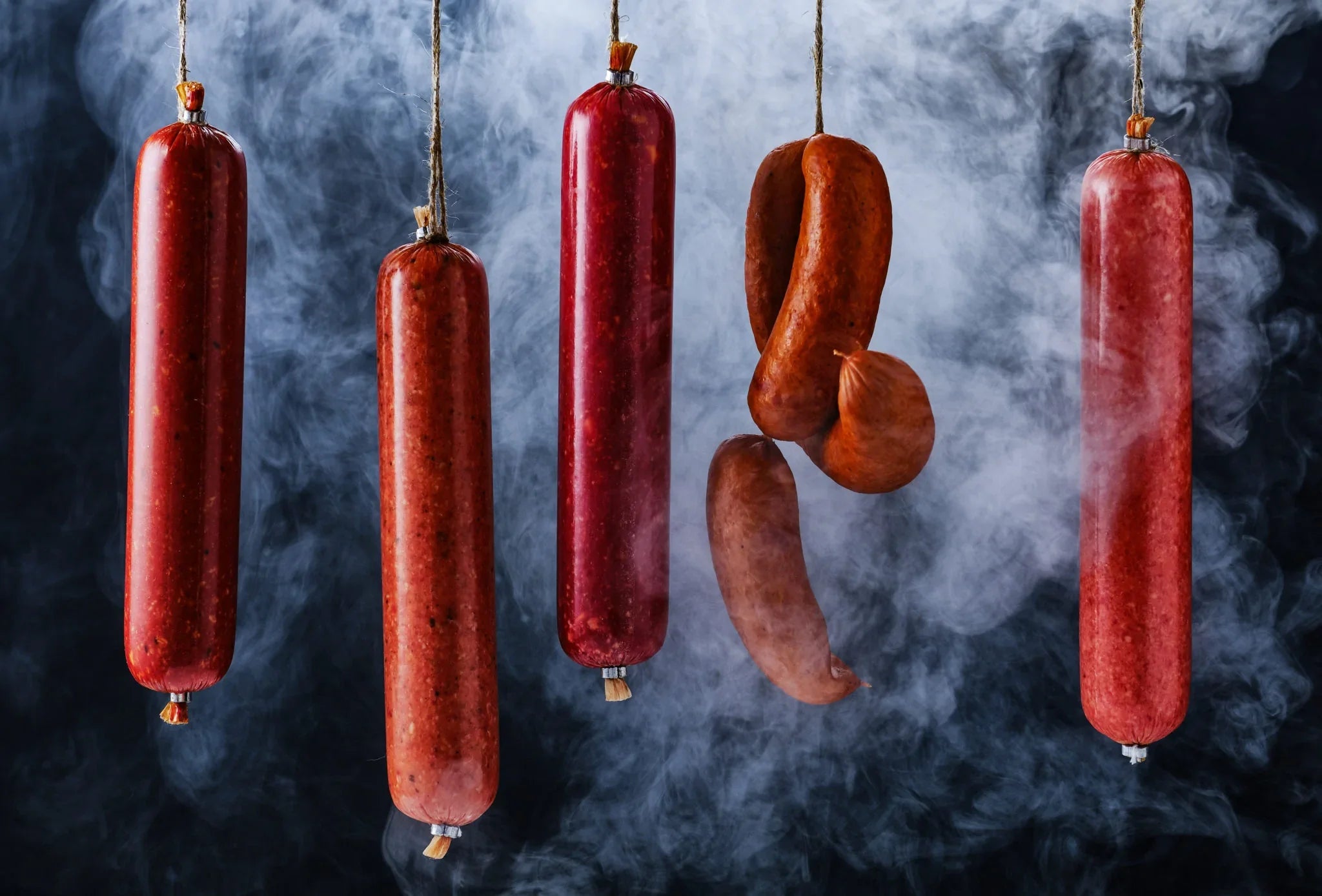 Types of smoked clearance sausage