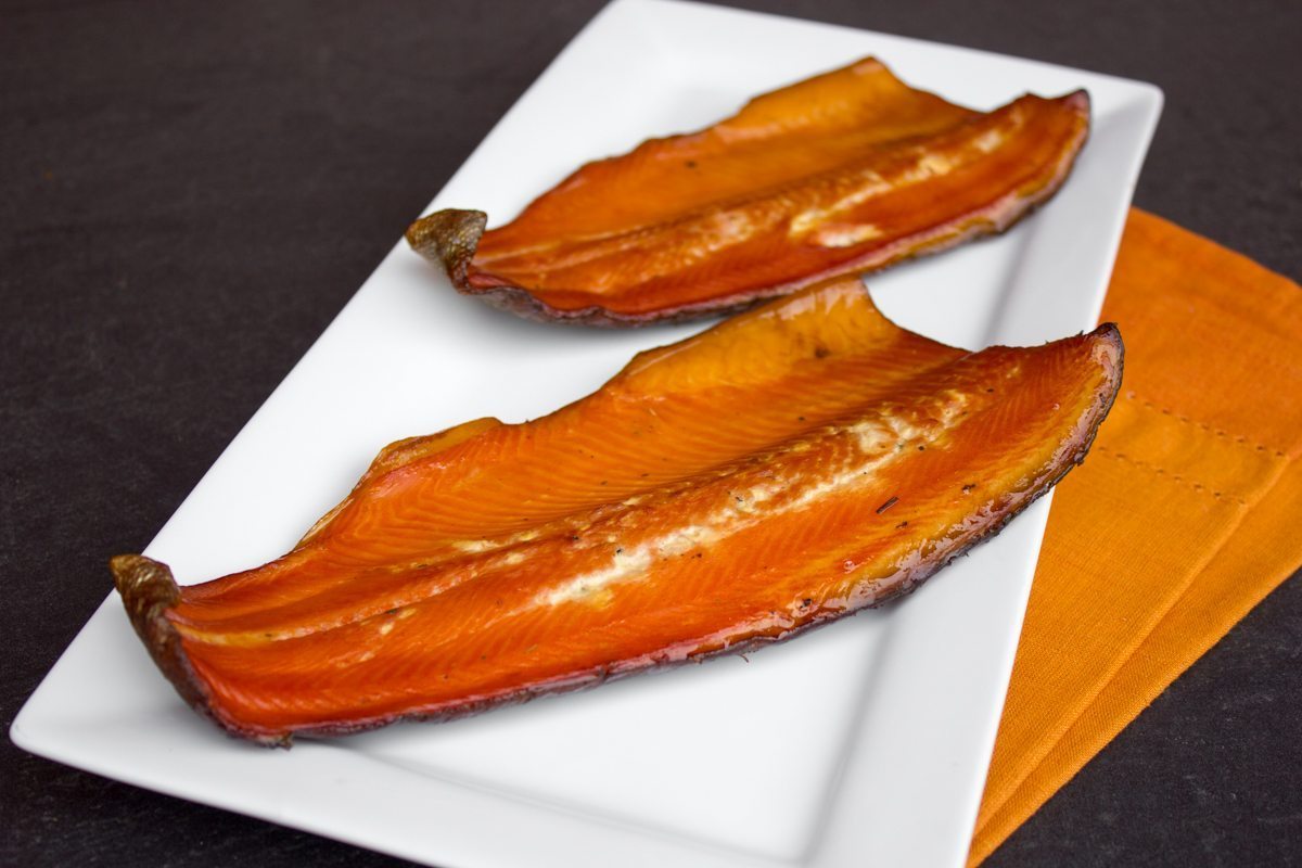 Smoked Trout in a Wet Brine