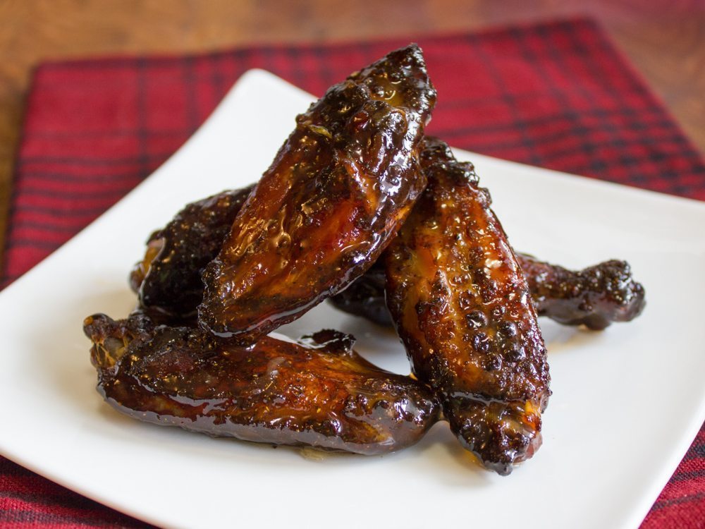 Sweet and smoky chicken wings